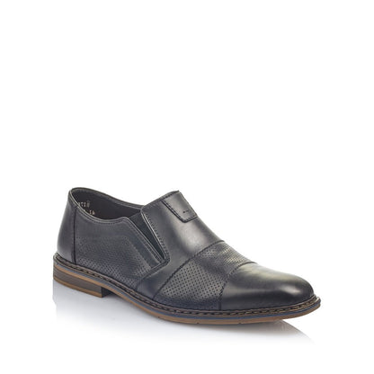 Rieker Men's Slip On Shoe Black