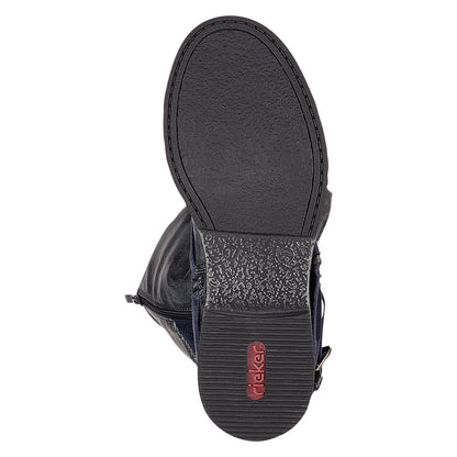 Rieker Ladies Long leg Buckle Trim Boot
