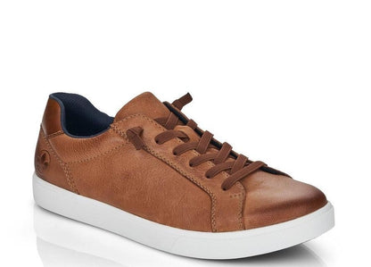 Rieker Men's Lace Up White Soled Sneaker