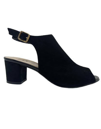 Mid Heel Open Toe Sandal