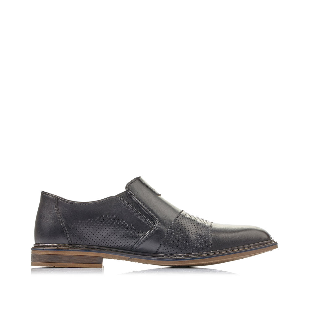 Rieker Men's Slip On Shoe Black