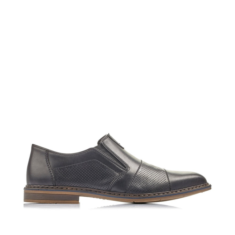 Rieker Men's Slip On Shoe Black