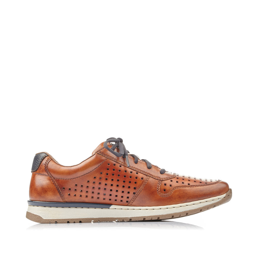 Rieker Men's Zip Sided Lace Up Casual Shoe