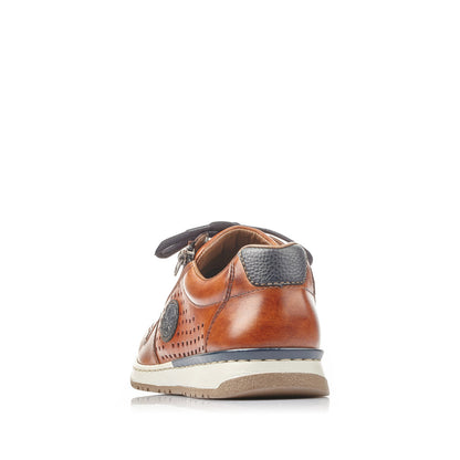 Rieker Men's Zip Sided Lace Up Casual Shoe