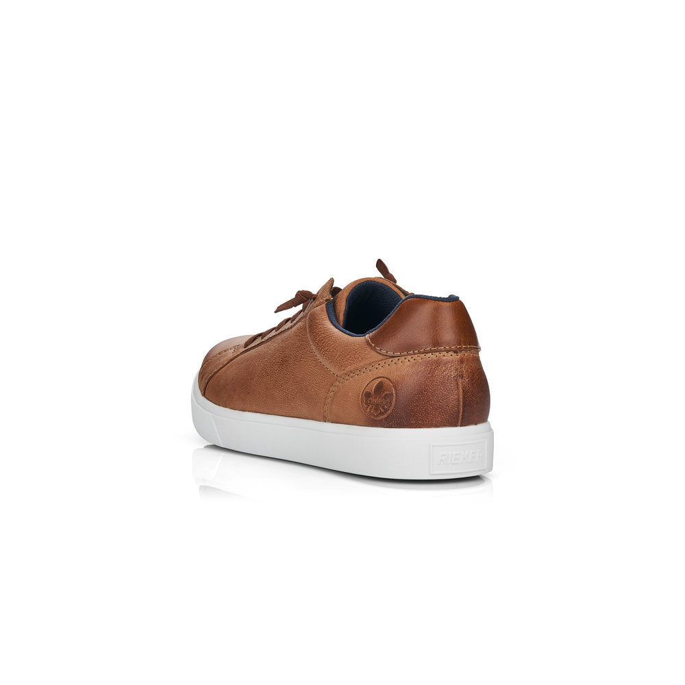 Rieker Men's Lace Up White Soled Sneaker