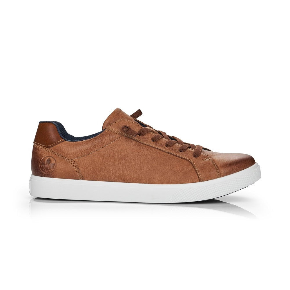 Rieker Men's Lace Up White Soled Sneaker