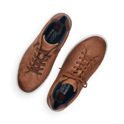 Rieker Men's Lace Up White Soled Sneaker