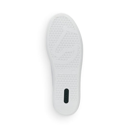 Remonte Ladies Multi Lace Flatform Sneaker White