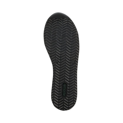 Remonte Ladies Double Sole Zip Sneaker Black