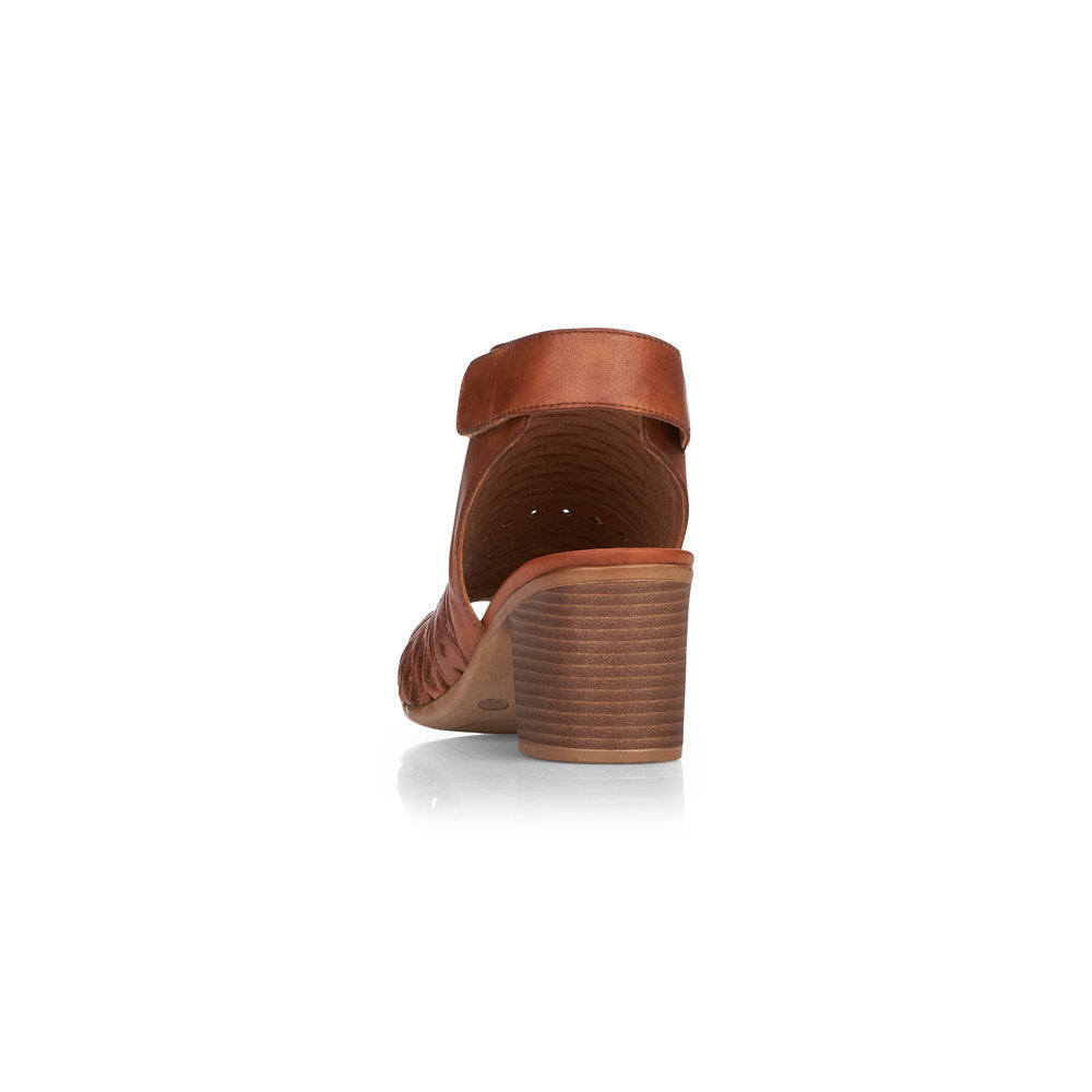 Remonte Ladies Block Heel Full Front Sandal