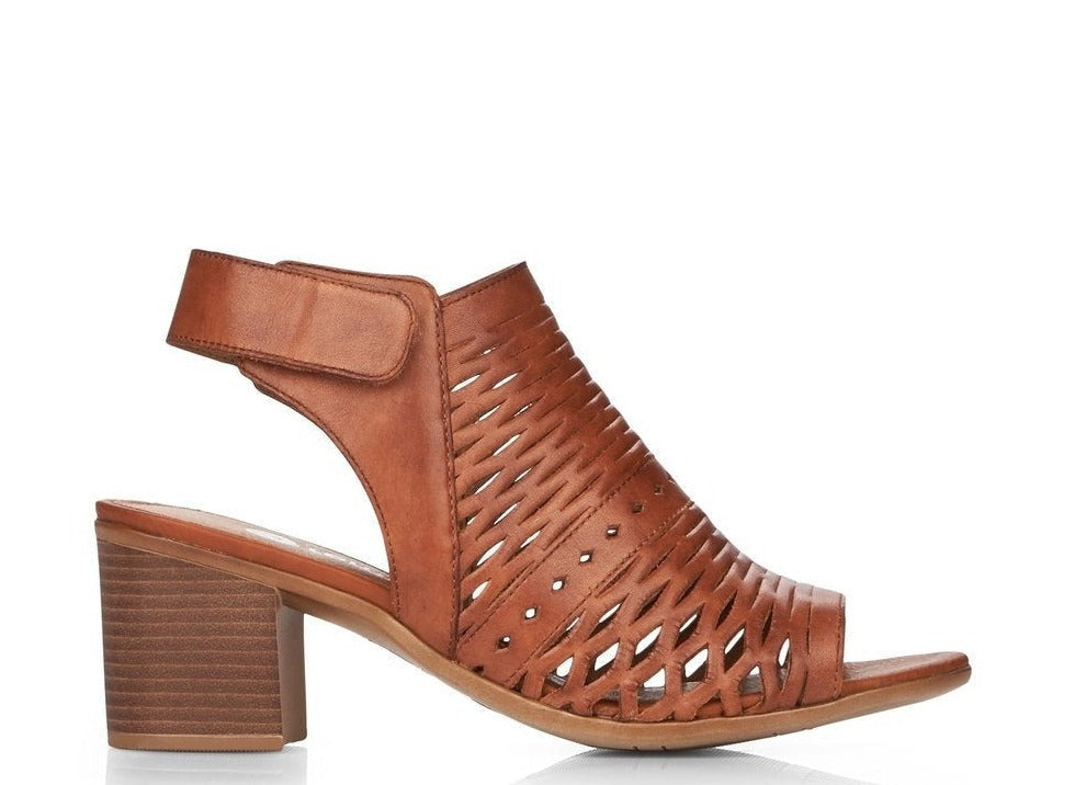 Remonte Ladies Block Heel Full Front Sandal