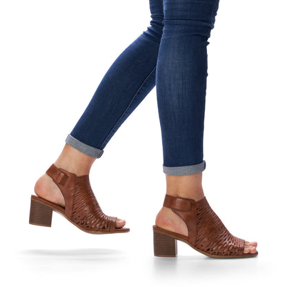Remonte Ladies Block Heel Full Front Sandal