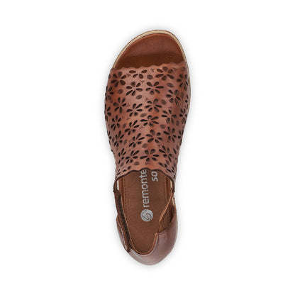 Remonte Ladies Cork wedge Gladiator Sandal