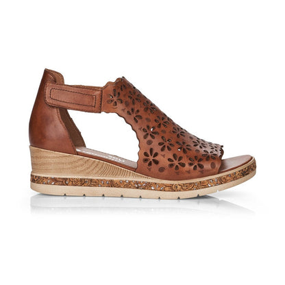 Remonte Ladies Cork wedge Gladiator Sandal