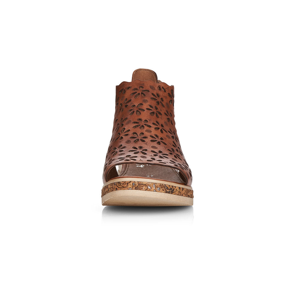 Remonte Ladies Cork wedge Gladiator Sandal