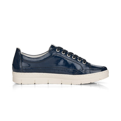 Remonte Ladies Lace Up Casual Navy
