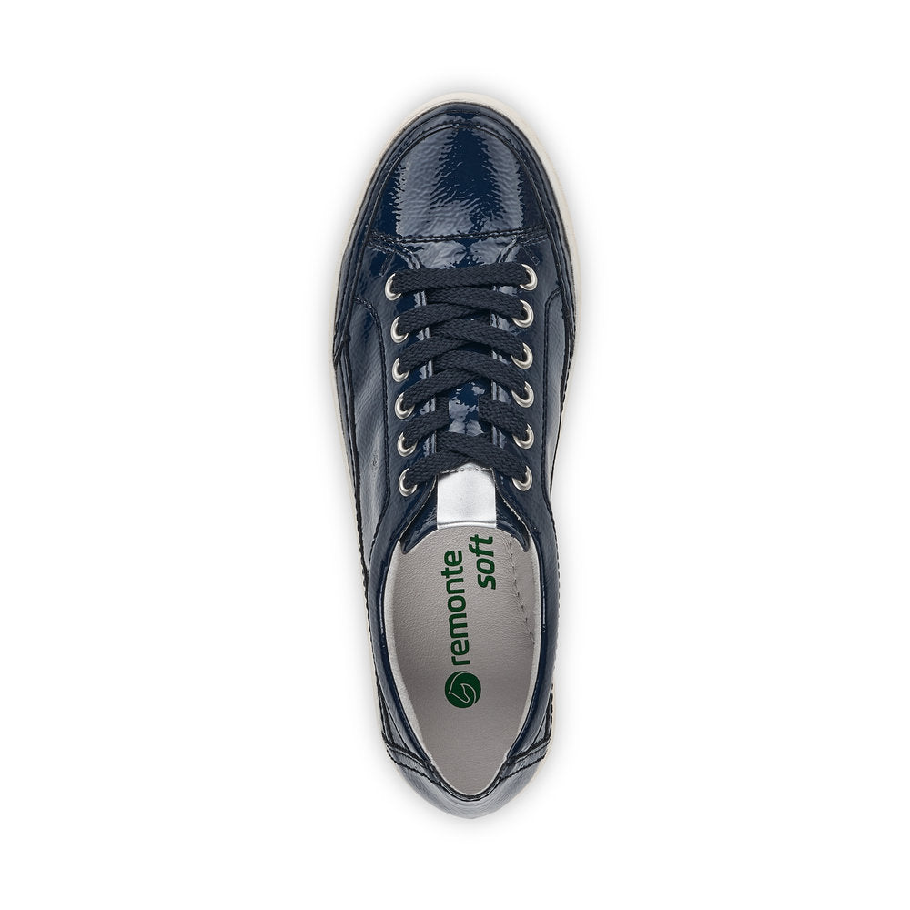Remonte Ladies Lace Up Casual Navy
