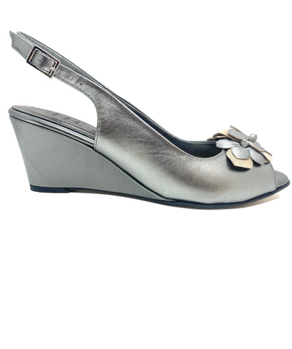Peep Toe Wedge Sandal