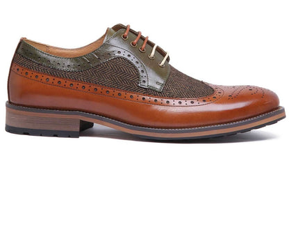Barrett Lace Up Two Tone Shoe