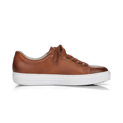 Rieker Ladies Zip Sided Flatform Sneaker