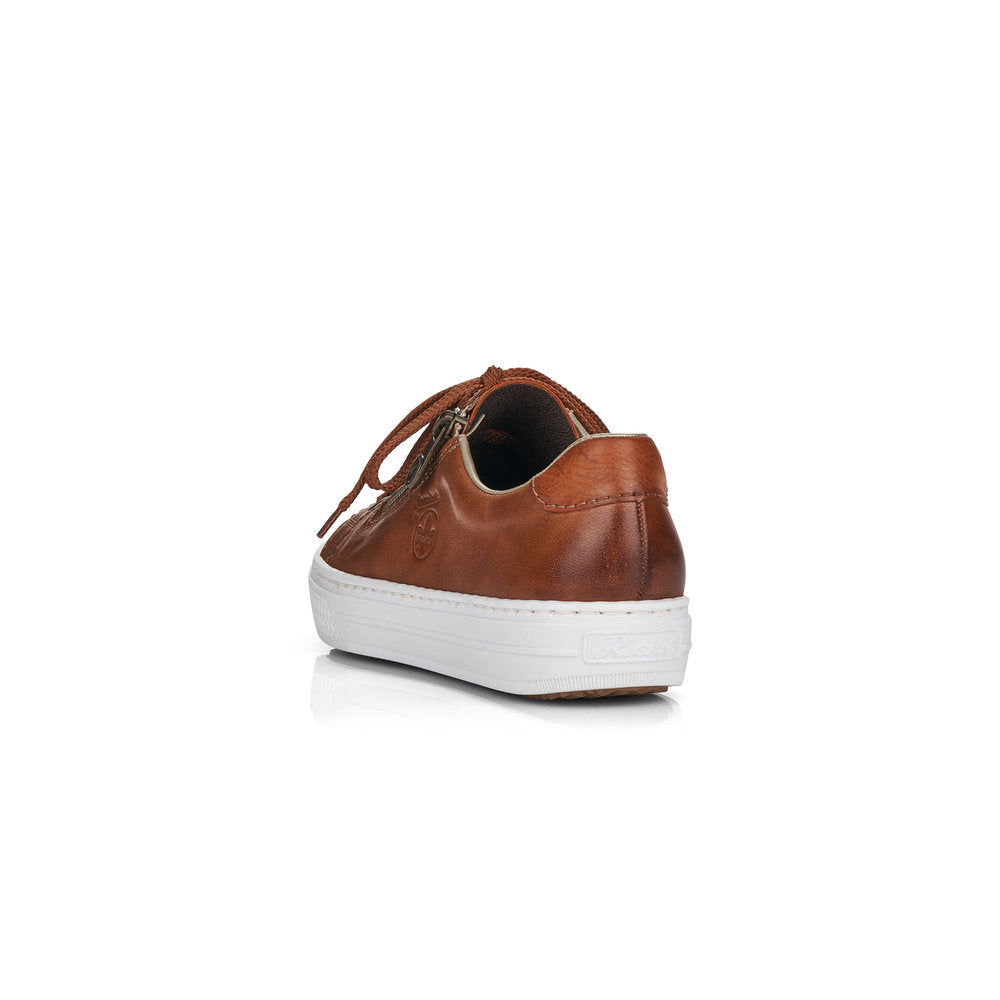 Rieker Ladies Zip Sided Flatform Sneaker