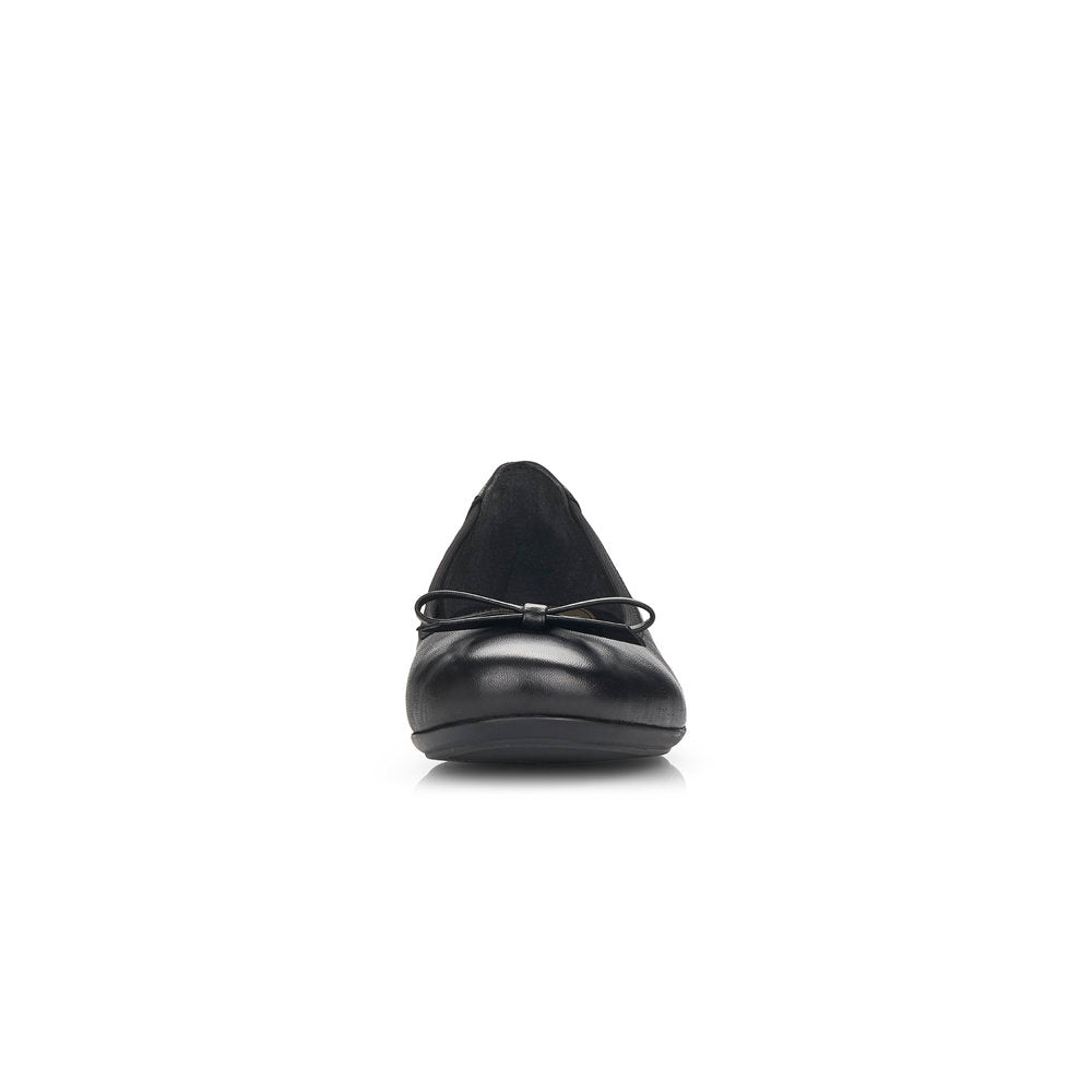 Rieker Ladies Bow Front Pump Black