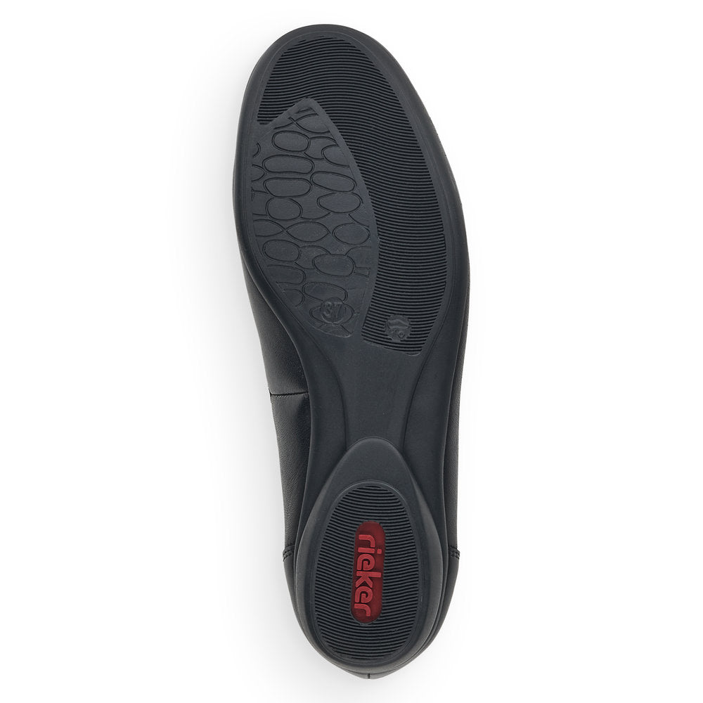 Rieker Ladies Bow Front Pump Black