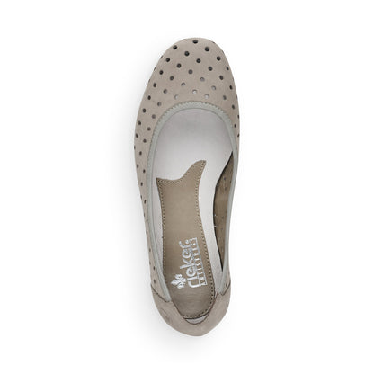 Rieker Ladies Perforated Flexible Pump