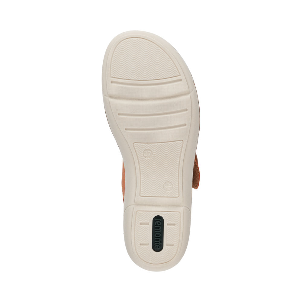 Remonte Ladies Buckle Detail Sandal Peach