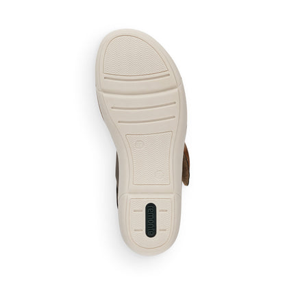 Remonte Ladies Buckle Detail Sandal Kharki
