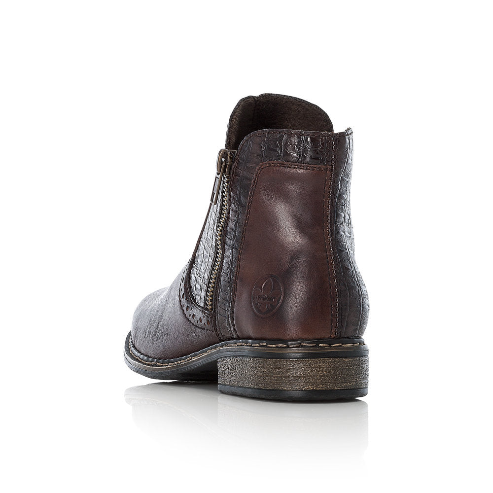 Rieker Ladies Zip Ankle Boot