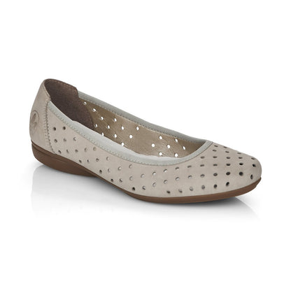 Rieker Ladies Perforated Flexible Pump