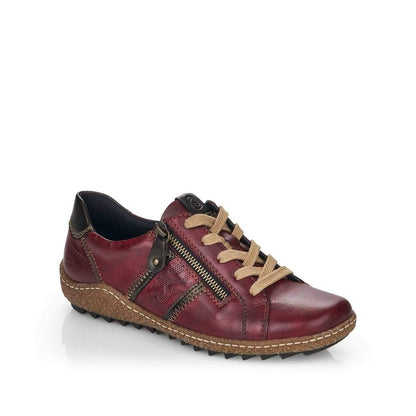 Remonte Ladies Lace Up Shoe With Zip