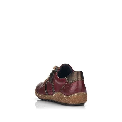Remonte Ladies Lace Up Shoe With Zip
