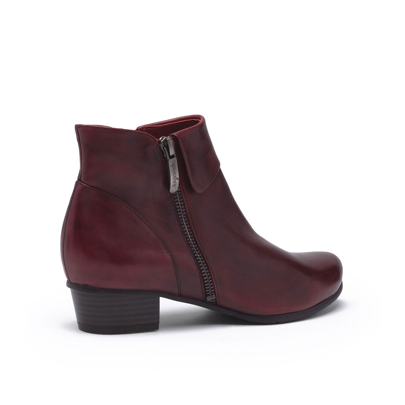 Regarde Le Ciel Stefany Ladies Ankle Boot Bordo